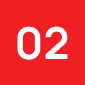 Red square icon with the number 02 in white text.