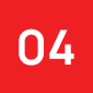 Red square icon with the number 04 in white text.