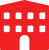 Red building icon representing commercial premises liability legal services.